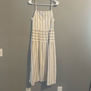 Cute Striped Sundress with Pockets